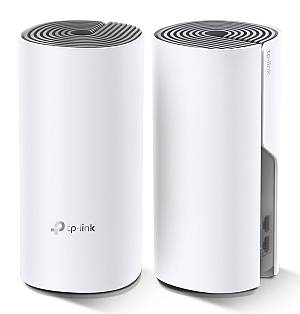 TP-LINK Home Mesh Wi-Fi System DECO E4, AC1200, 2τμχ, Ver. 2.0 DECO-E4-2PACK