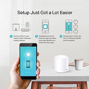TP-LINK access point Deco X20, mesh WiFi 6, AX1800, Dual Band, Ver. 2.0 DECO-X20