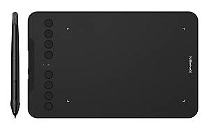 XP-PEN ταμπλέτα σχεδίασης με γραφίδα Deco Mini 7W, ασύρματη σύνδεση, 177.8x111.1mm, μαύρο DECOMINI7W