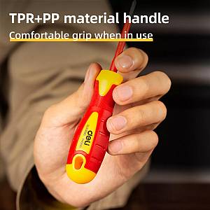 DELI κατσαβίδι ηλεκτρολόγου DL513060, μαγνητικό, PH0x60mm, VDE 1000V DL513060