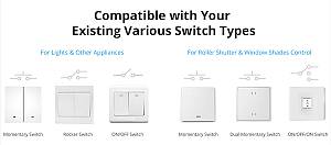SONOFF smart διακόπτης DUALR3, 2-Gang, WiFi, 15A, λευκός DUALR3