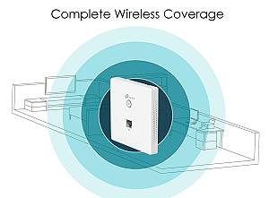 TP-LINK ασύρματο access point EAP115-Wall 300Mbps, επιτοίχιο, Ver. 1.0 EAP115-WALL