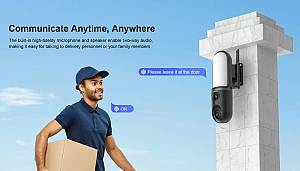 VSTARCAM smart κάμερα FC4 με φωτισμό, dual lens, 3MP, WiFi, SD, PTZ, IP66 FC4