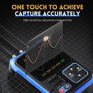 FNIRSI 3 σε 1 παλμογράφος/signal generator/transistor tester χειρός DSO-TC3, επαναφορτιζόμενο FNR-DSO-TC3