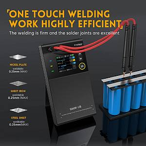 FNIRSI ηλεκτροπόντα μπαταριών SWM-10, επαναφορτιζόμενο, λειτουργία powerbank FNR-SWM-10