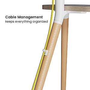 BRATECK βάση τηλεόρασης δαπέδου FS28-44F-04, 43-65, έως 35kg, με ράφι FS28-44F-04