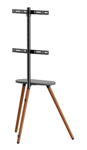 BRATECK βάση τηλεόρασης δαπέδου FS28-44F-04, 43-65, έως 35kg, με ράφι FS28-44F-04