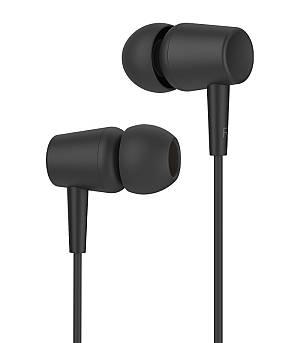 CELEBRAT earphones με μικρόφωνο G13, 3.5mm σύνδεση, Φ10mm, 1.2m, μαύρο G13-BK