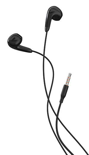 CELEBRAT earphones με μικρόφωνο G27, 3.5mm σύνδεση, Φ14mm, 1.2m, μαύρα G27-BK