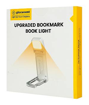 GLOCUSENT LED φακός διαβάσματος GLCSNTA2802, επαναφορτιζόμενος, έως 24lm, λευκός GLCSNTA2802