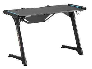 BRATECK gaming γραφείο Glory GMD04-1S, 1200x600mm, RGB, μαύρο GMD04-1S
