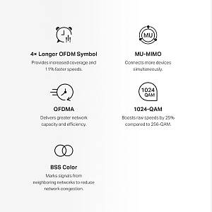 MERCUSYS Mesh WiFi 6 System Halo H60X, 1500Mbps Dual Band, 2τμχ, V.1.0 HALO-H60X-2PACK
