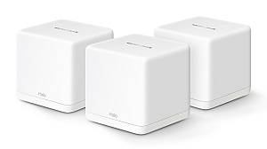 MERCUSYS Mesh WiFi 6 System Halo H60X, 1500Mbps Dual Band, 3τμχ, V.1.0 HALO-H60X-3PACK