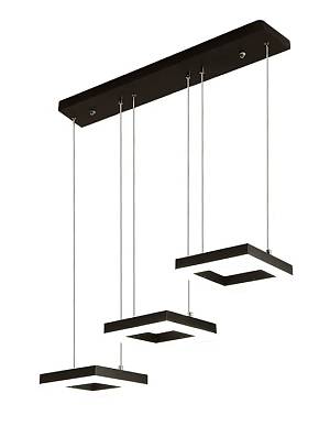 POWERTECH LED φωτιστικό οροφής HLL-0103, 35W, 4000K, 70x120cm, μαύρο HLL-0103