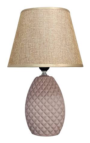 POWERTECH επιτραπέζιο φωτιστικό HLL-0143, E27, κεραμική βάση, ροζ/χρυσό HLL-0143