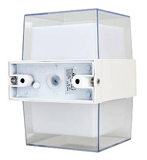 POWERTECH LED φωτιστικό τοίχου HLL-0158, 14W, 4000K, 1120lm, IP65, λευκό HLL-0158