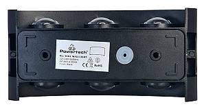 POWERTECH LED φωτιστικό τοίχου HLL-0161, 6W, 4000K, 510lm, IP65, μαύρο HLL-0161