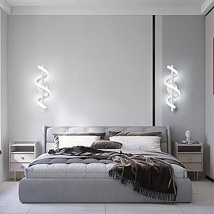 POWERTECH LED φωτιστικό τοίχου HLL-0170, 12W, 4000K, 960lm, λευκό HLL-0170