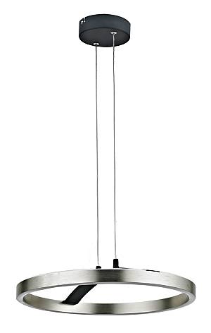 POWERTECH LED φωτιστικό οροφής HLL-0202, 29W, 4000K, Φ38x120cm, ασημί/μαύρο HLL-0202