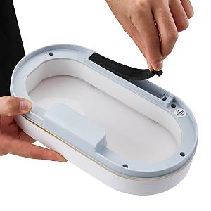 HOME USE κάδος απορριμμάτων HUH-0227 με φωτοκύτταρο, 9lt, λευκός HUH-0227