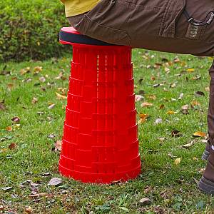 HOME USE πτυσσόμενο καρεκλάκι HUH-0232, αντοχή έως 250kg, 25.5x45cm, πράσινο HUH-0232