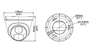 UNIARCH IP κάμερα IPC-T122-APF28, 2.8mm, 2MP, IP67, PoE, IR έως 30m IPC-T122-APF28