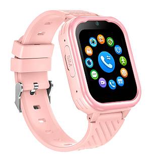 INTIME GPS smartwatch για παιδιά IT-063, 1.85, κάμερα, 4G, IPX7, ροζ IT-063