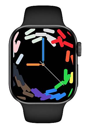 INTIME smartwatch A10 Pro με 2x λουράκια, heart rate, 2.04 AMOLED, IP65, μαύρο IT-071