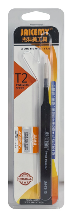 JAKEMY τσιμπίδα JM-T2-13, ανοξείδωτη, SUS304, 120mm, ίσια JM-T2-13