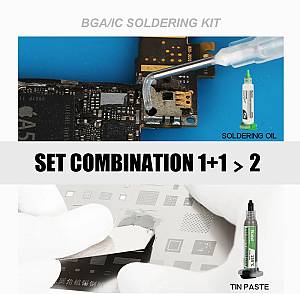 KAISI BGA/IC κιτ πάστας συγκόλλησης KAI-338, 217 °C, 25g & 5cc KAI-338
