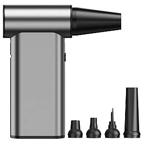 KINZIR ηλεκτρικό air duster AD57, 180W, 8000mAh, γκρι KNZ-AD57