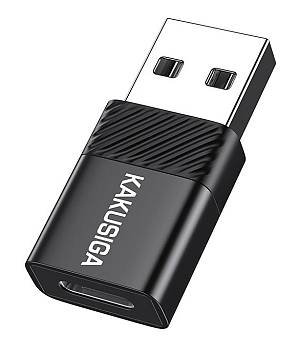 KAKUSIGA αντάπτορας USB-C σε USB KSC-1407, 480Mbps, 60W, μαύρος KSC-1407