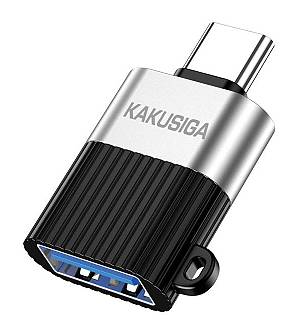 KAKUSIGA αντάπτορας USB-C σε USB KSC-1420, 5Gbps, 18W, γκρι KSC-1420