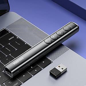 KAKUSIGA τηλεχειριστήριο παρουσιάσεων KSC-1488 με laser & πλήκτρα, 100m, μαύρο KSC-1488