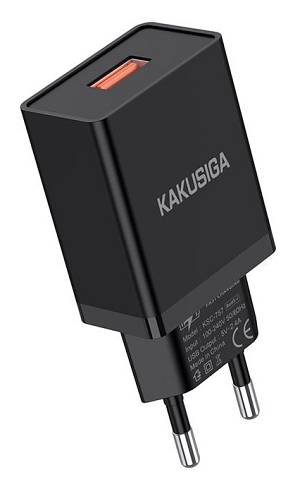 KAKUSIGA φορτιστής τοίχου KSC-930, USB, 2.4A, μαύρος KSC-930-BK