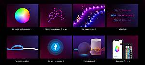 SONOFF smart LED καλωδιοταινία L2-5M, αδιάβροχη, RGB, WiFi & BT, 5m L2-5M