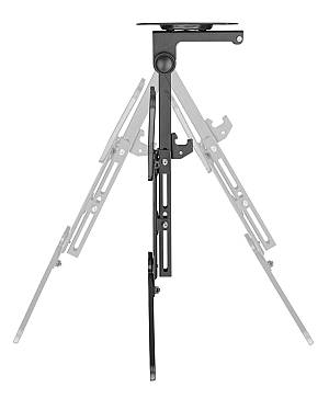 BRATECK βάση τηλεόρασης οροφής LCD-CM344, 23-55, έως 20kg LCD-CM344