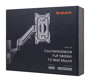 BRATECK επιτοίχια βάση τηλεόρασης LDA33-222, 23-43, έως 23kg, full motion LDA33-222