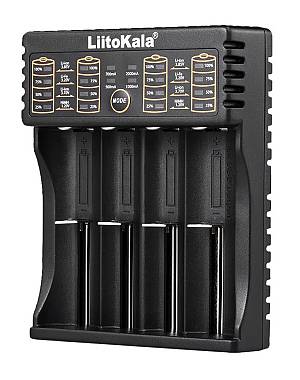 LIITOKALA φορτιστής LII-402 για μπαταρίες NiMH/CD, Li-Ion, IMR, 4 slots LII-402