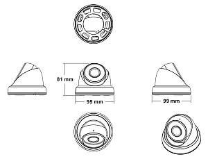 LONGSE υβριδική κάμερα LIRDLAHTC200FPE, 2.8mm, 5MP, IR έως 20m LIRDLAHTC200FPE