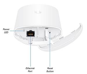 UBIQUITI NanoStation Loco 5AC, 5GHz, 450Mbps, 13dBi, λευκό LOCO5AC