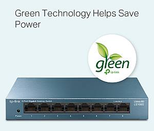 TP-LINK Desktop Switch LS108G, 8-port 10/100/1000Mbps, Ver. 1.0 LS108G