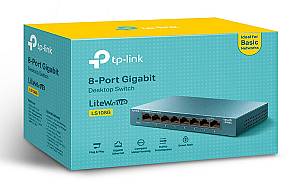TP-LINK Desktop Switch LS108G, 8-port 10/100/1000Mbps, Ver. 1.0 LS108G