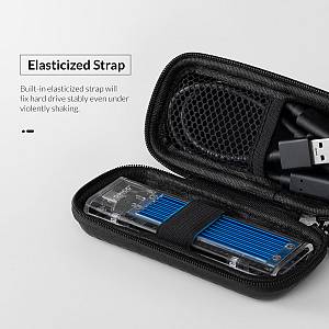 ORICO θήκη προστασίας M2 SSD M2PH01-BK-BP, αδιάβροχη, μαύρη M2PH01-BK-BP