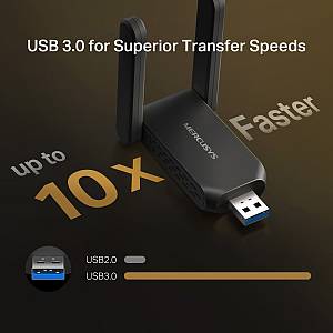 MERCUSYS ασύρματος USB αντάπτορας δικτύου MA72XH, AX1800, Dual Band, V.1.0 MA72XH