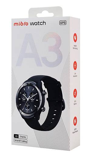MIBRO smartwatch A3, heart rate, 1.39 IPS, GPS, 2 ATM, γκρι MBR-A3-GR