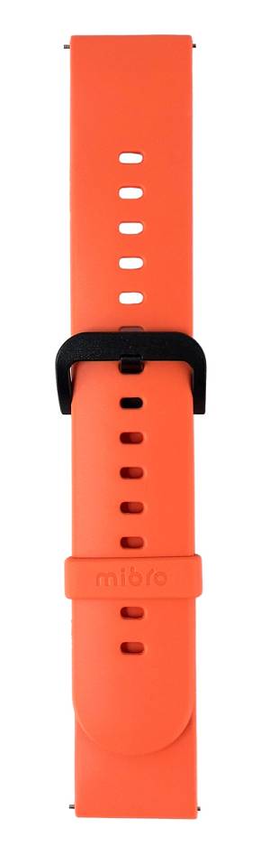 MIBRO λουράκι σιλικόνης MBR-STRAP-OR, 22mm, πορτοκαλί MBR-STRAP-OR