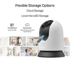 MERCUSYS smart κάμερα MC210, 2K/3MP, WiFi, PTZ, SD, EU/1.0 MC210