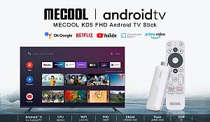 MECOOL TV Stick KD5, Google & Netflix certificate, FHD, WiFi, Android 11 MCL-KD5