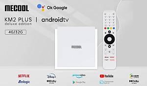 MECOOL TV Box KM2 Plus Deluxe, Google πιστοποίηση, 4K, WiFi, Android 11 MCL-KM2PLUSD